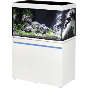 Eheim Aquarium-Kombination Incpiria 330 Alpin, 330 l, mit Unterschrank und LED-Beleuchtung.