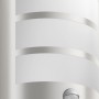 Moderne Philips LED-Außenwandleuchte Python aus Edelstahl mit Bewegungsmelder.