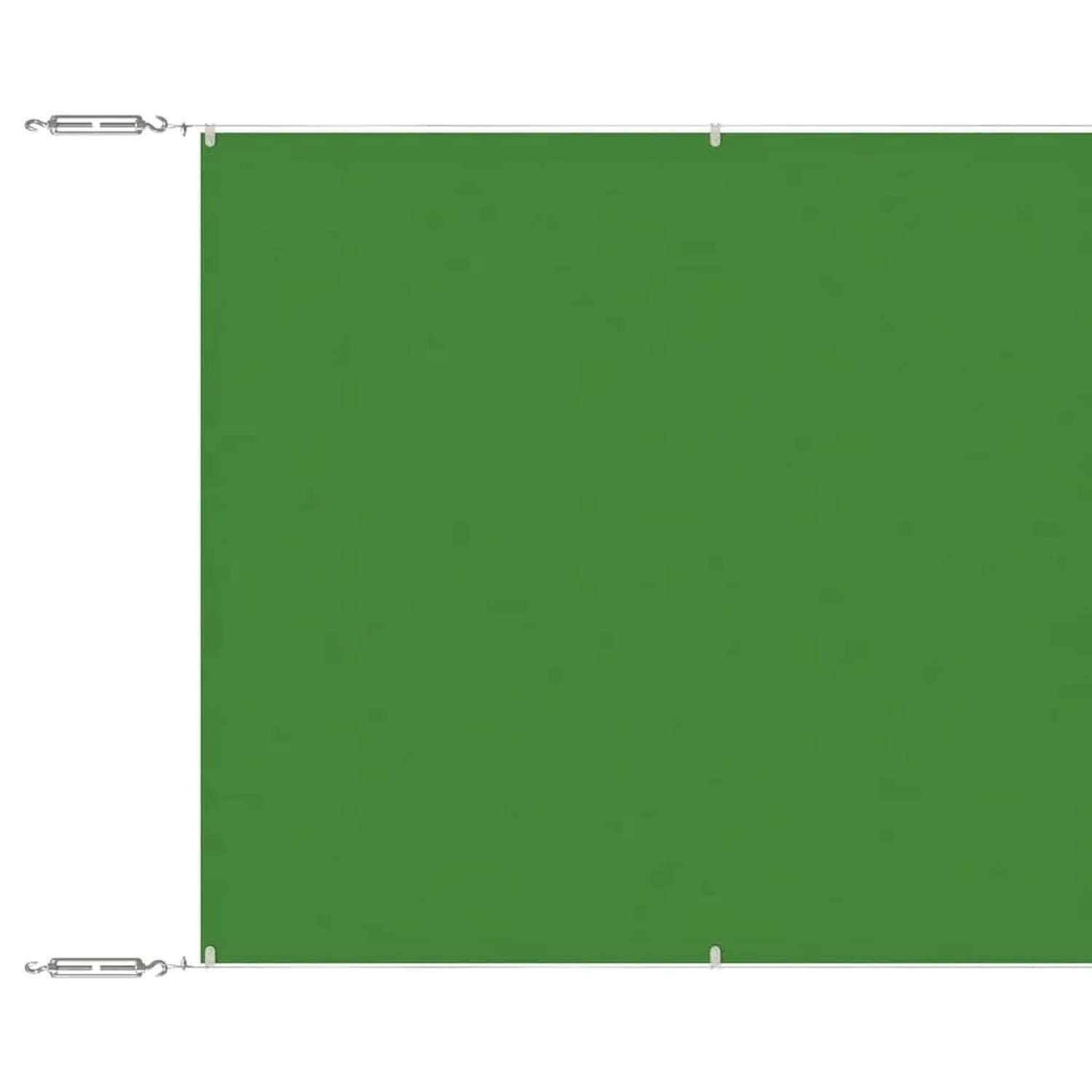 vidaXL Senkrechtmarkise Hellgrün 100x1200 cm Oxford-Gewebe 148310