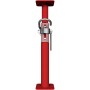Rot lackierte Schake Uni-Stütze, Auszugslänge 600-925 mm, für Baugeräte.