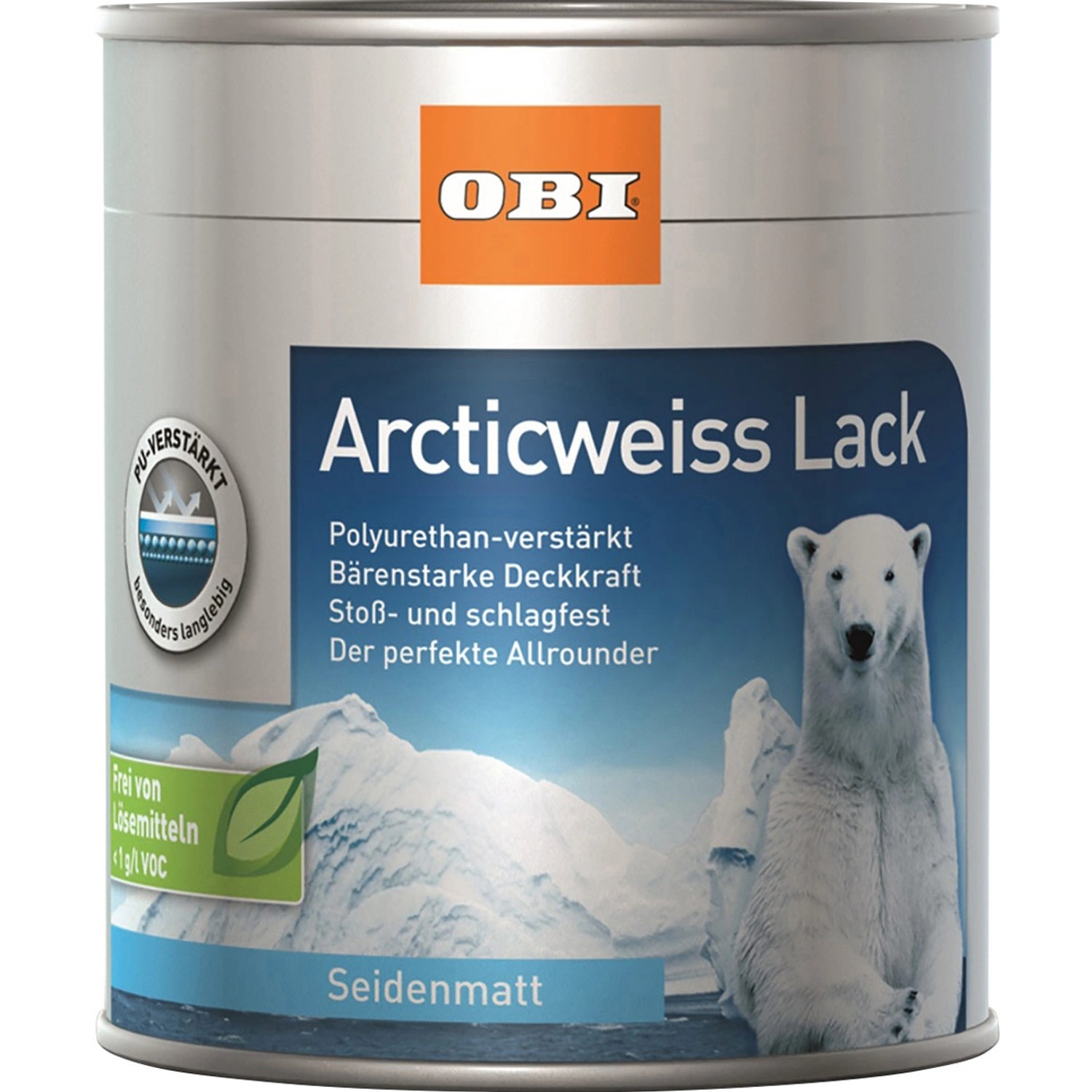 OBI Arctic Weißlack seidenmatt 750 ml
