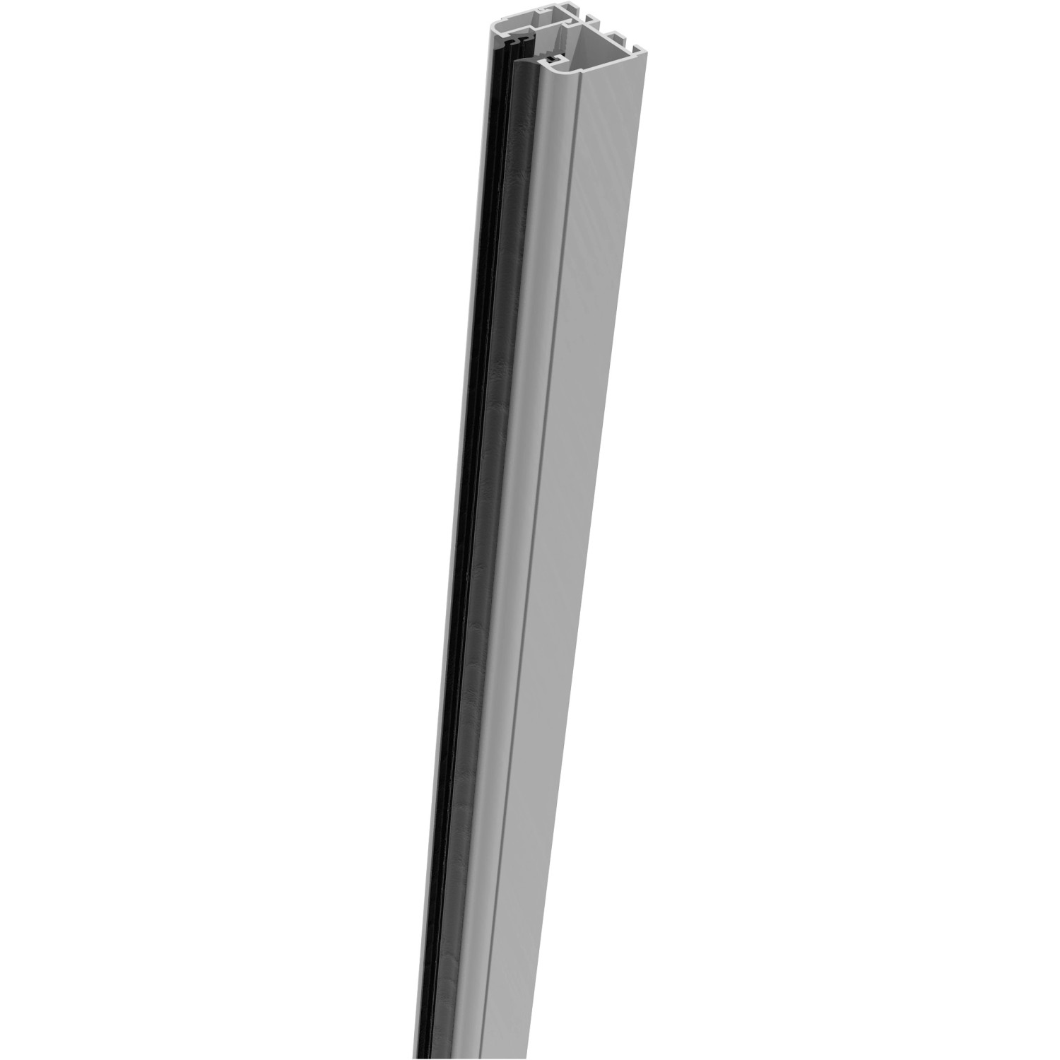 GroJa Klemmschiene rechts 93,5 cm Silbergrau (RAL 7001)
