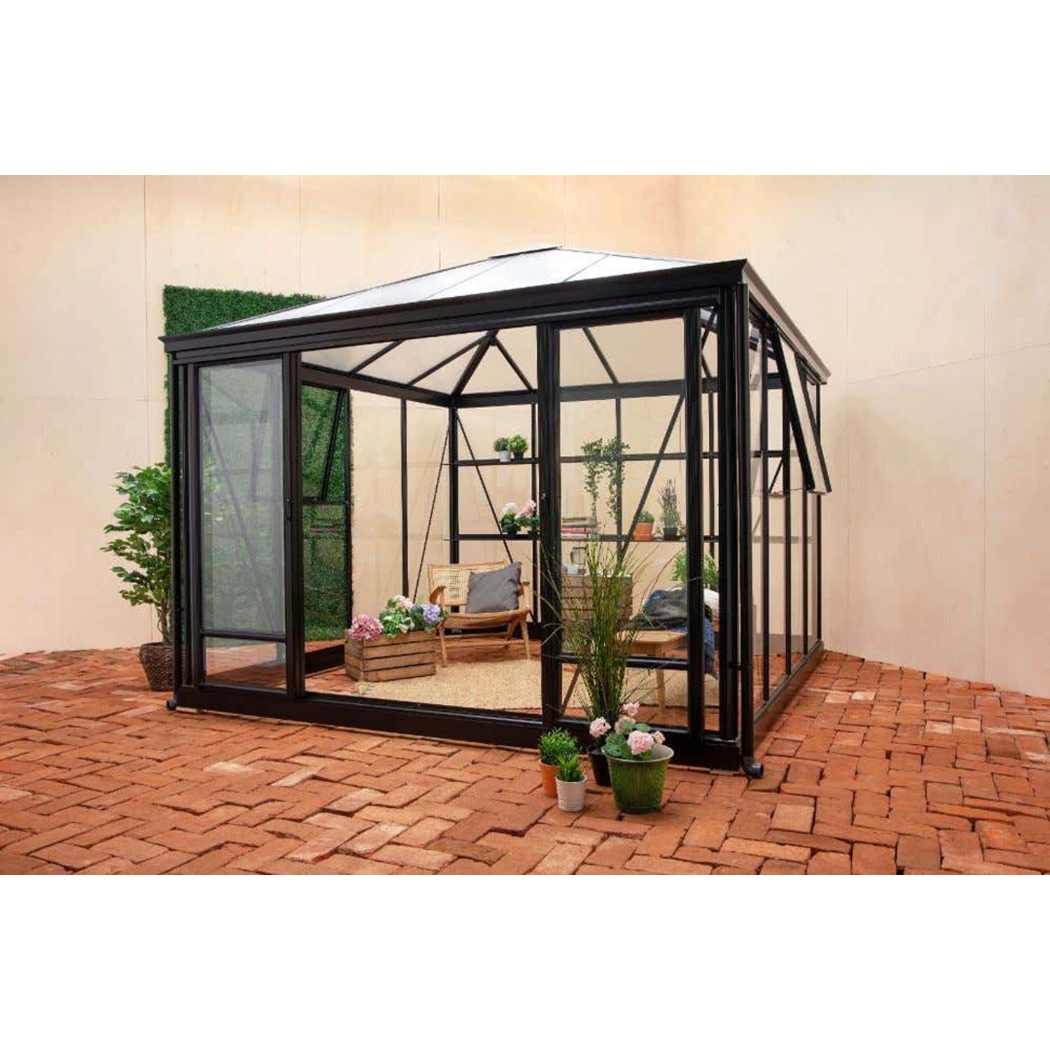 Terrando Gewächshaus Linda B 309 cm x T 309 cm