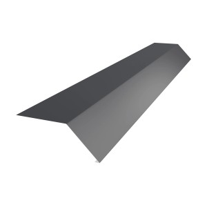 Smart Cover Traufblech TR35, Stahl, anthrazit-grau, 100cm, für Dachbleche.