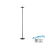 Schwarze LED Akku Stehleuchte Amag, 125cm hoch, für Innen- und Außenbereich.