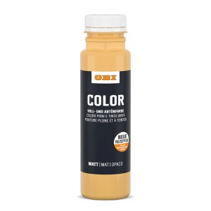 OBI Color Voll- und Abtönfarbe in Ocker, 250 ml Flasche.