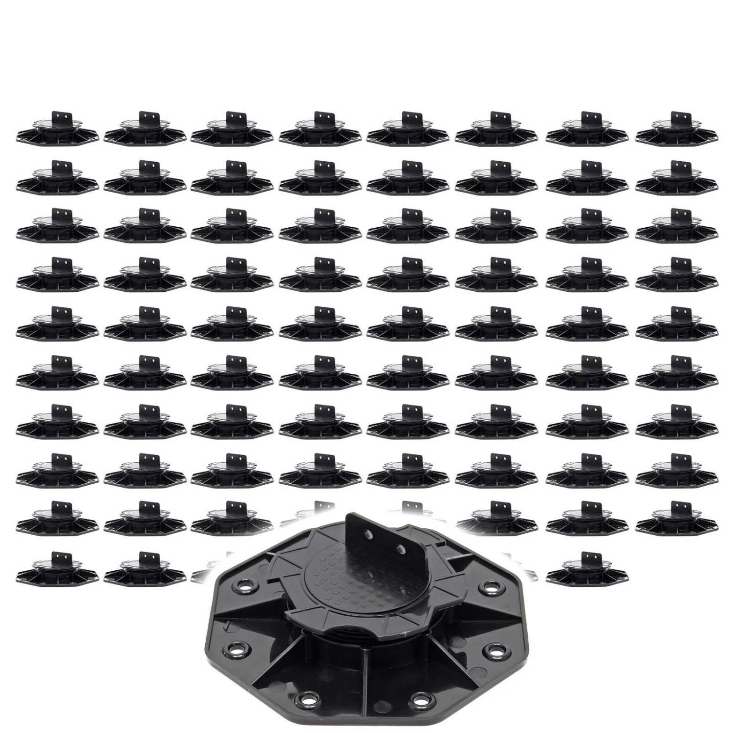 Xpotool Set 80X Stelzlager Terrassen 2700Kg 18-28Mm Stellfüße Höhenverstellbar