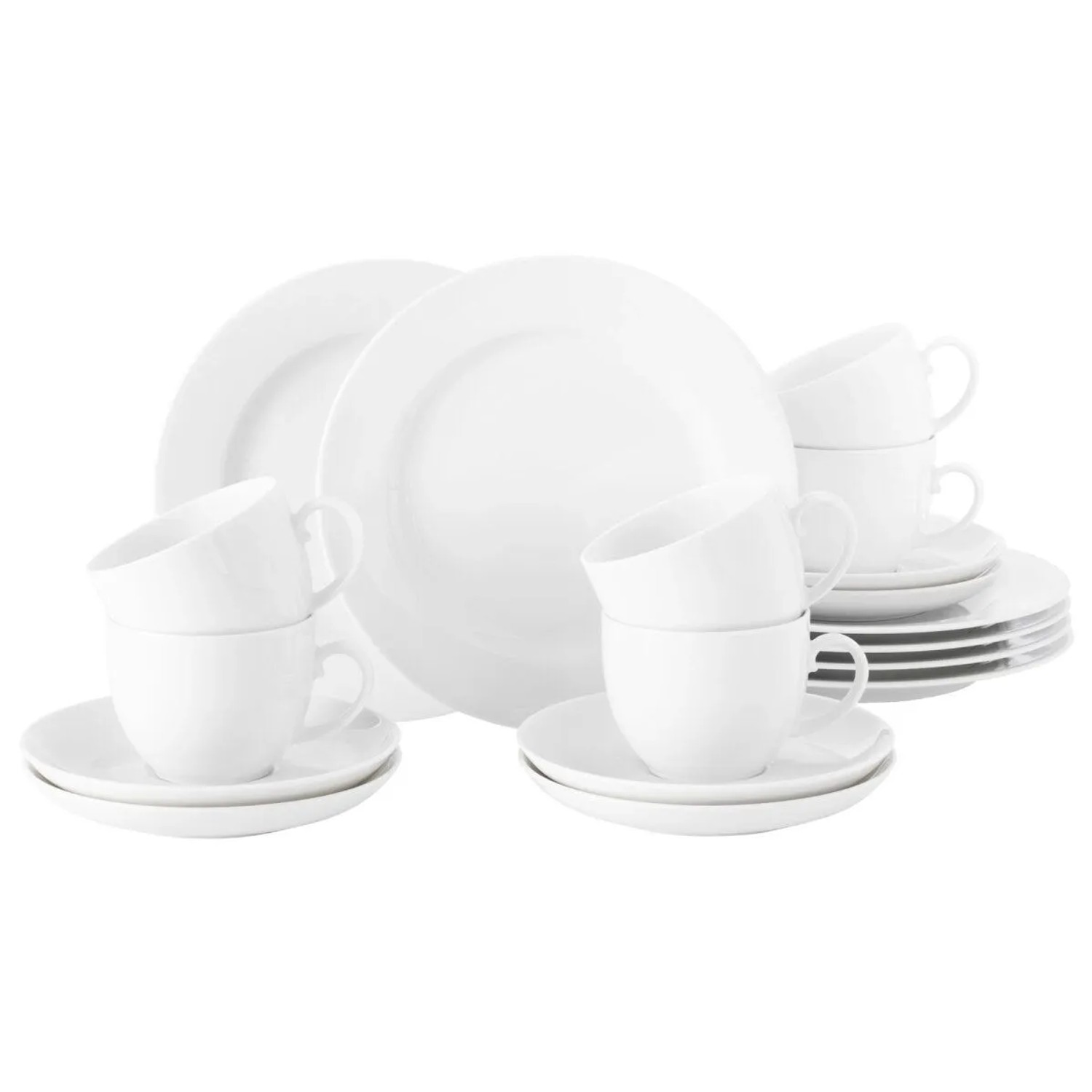 Seltmann Weiden Rondo Liane Weiß Kaffeeservice 18-teilig