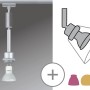 Paulmann URail LED-Pendel DecoSystems, Chrom matt, ohne Lampenschirm. Für individuelle Schienensysteme.