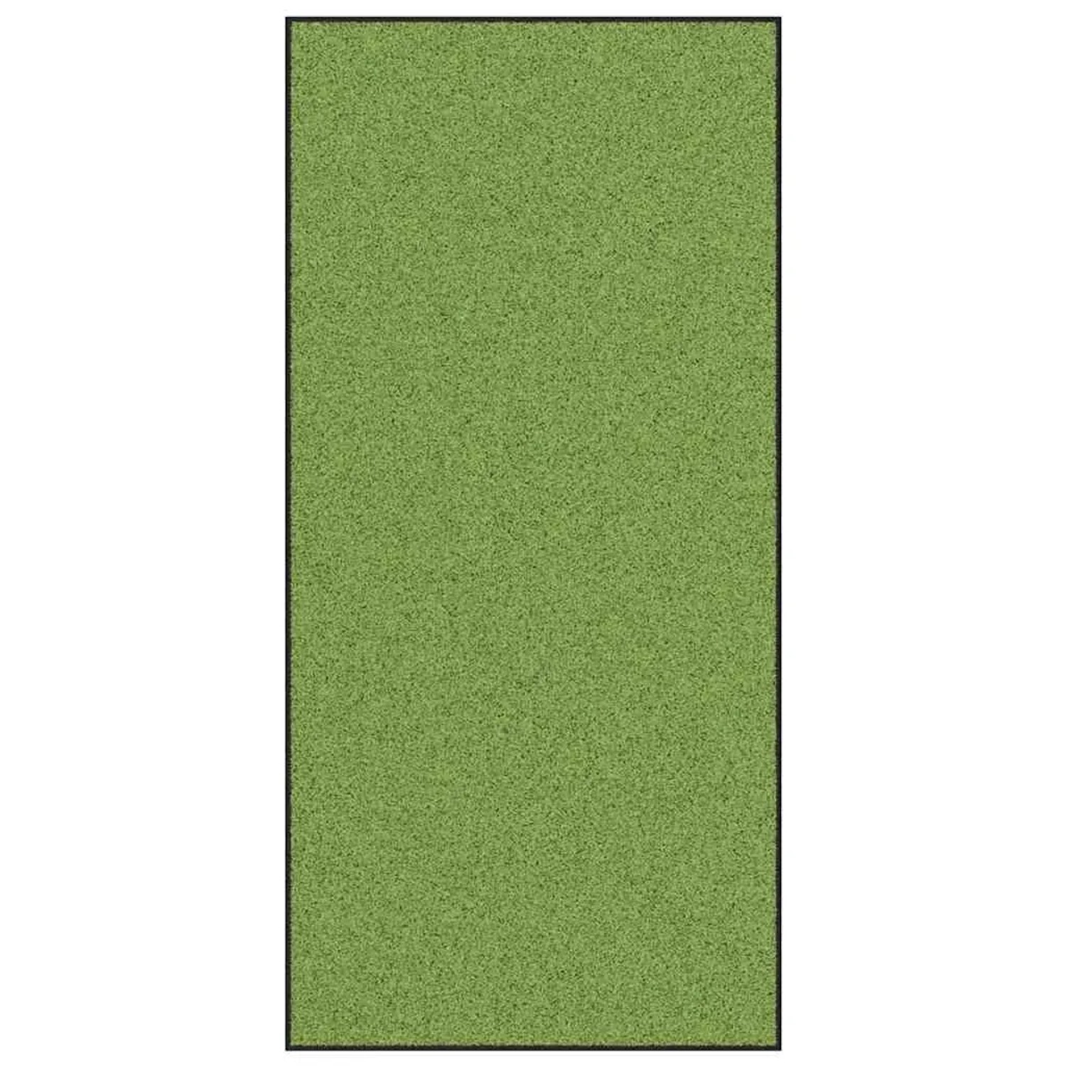 vidaXL Fußmatte Grün und Schwarz 120 x 250 cm Polyamid und PVC 4100729 günstig online kaufen