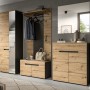 Inn.Furn Garderoben-Set 5-teilig in Eiche und Grau 255 cm Cooper_3