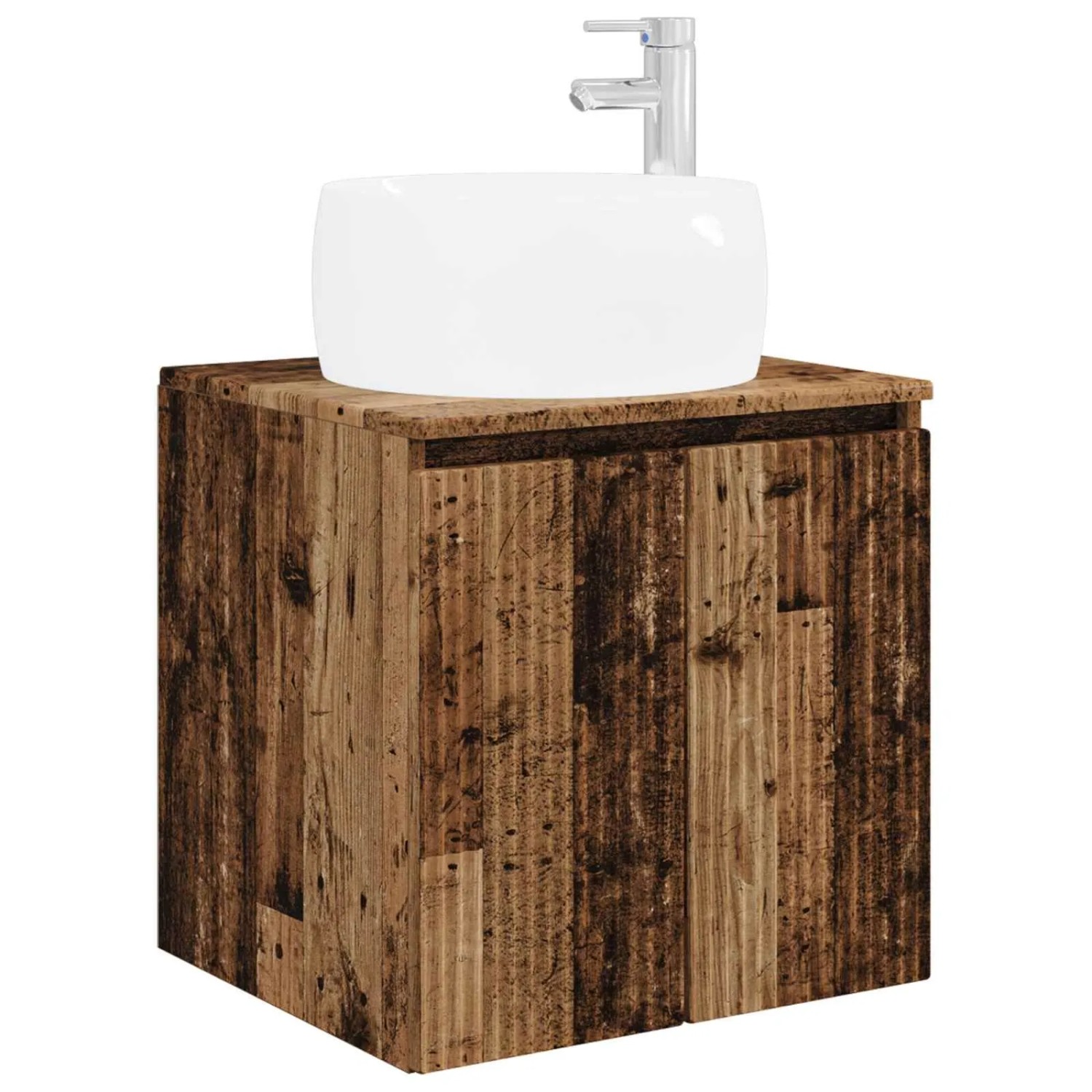 vidaXL Wandmontierte Waschtisch Altholz 49,5 x 44,5 x 66 cm 890460