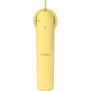 Ideal Standard Waschtischarmatur Connect Air, Grande Slim, BlueStart, gebürstetes Gold.