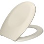 Wenko WC-Sitz Bergamo, Duroplast, Beige. WC Sitz mit Deckel.