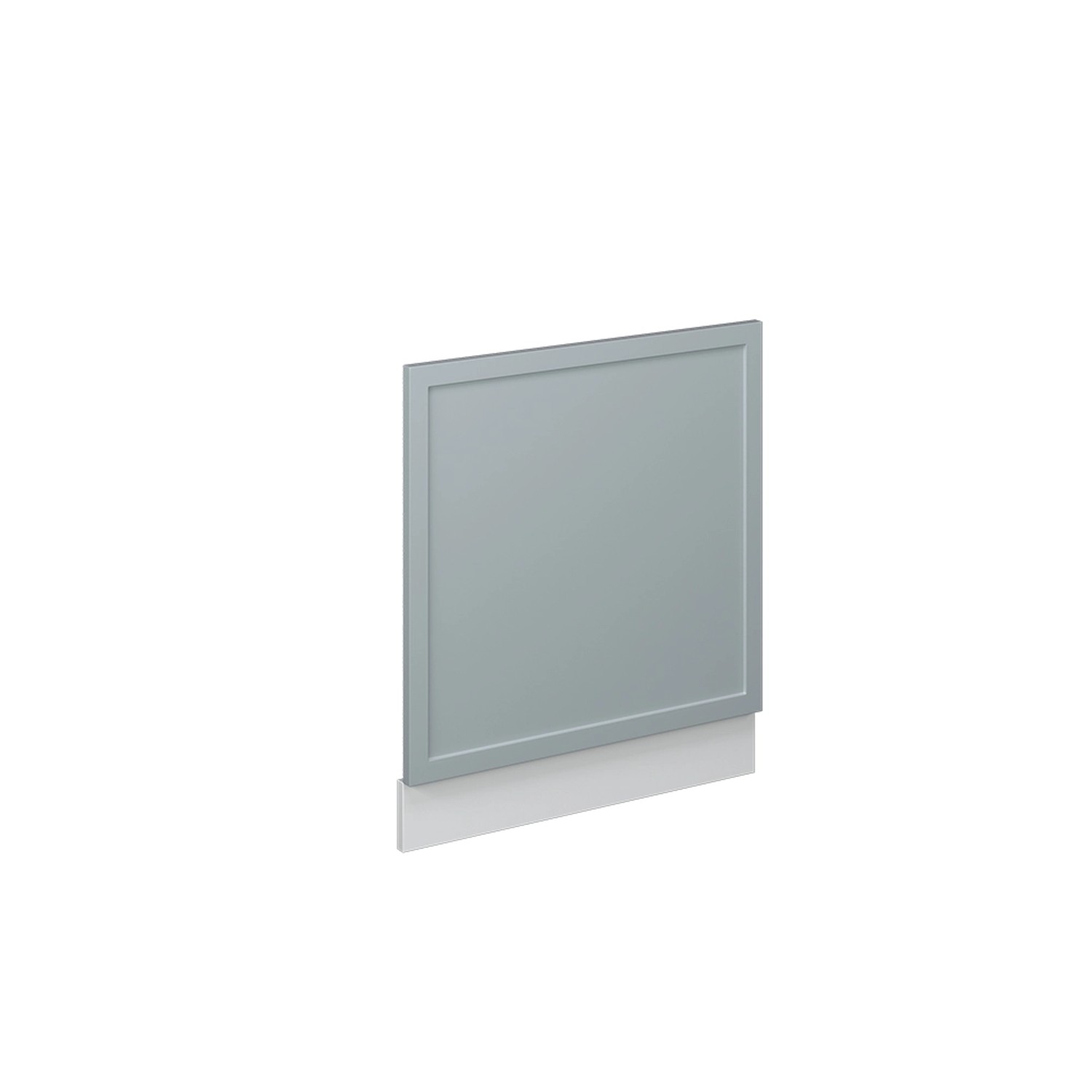 Vicco Frontblende Fame-Line Hellblau-grau 60 cm ohne Arbeitsplatte mit Weiß Korpus