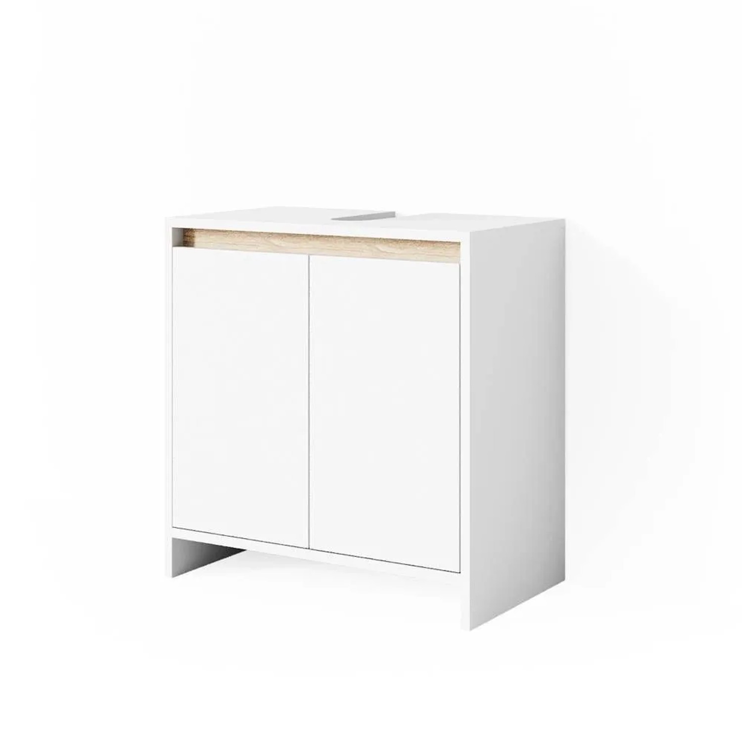 Vicco Waschbeckenunterschrank Emma Weiß Sonoma 58 x 60