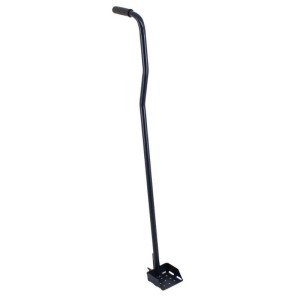 Galaflor Kanalschaufel mit Haken, Stahl, gummierter Griff, Schaufel für Schächte und Brunnen.