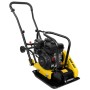 Güde Rüttelplatte GRP 60E, gelb/schwarz, für Verdichtungsarbeiten im Garten- und Landschaftsbau.