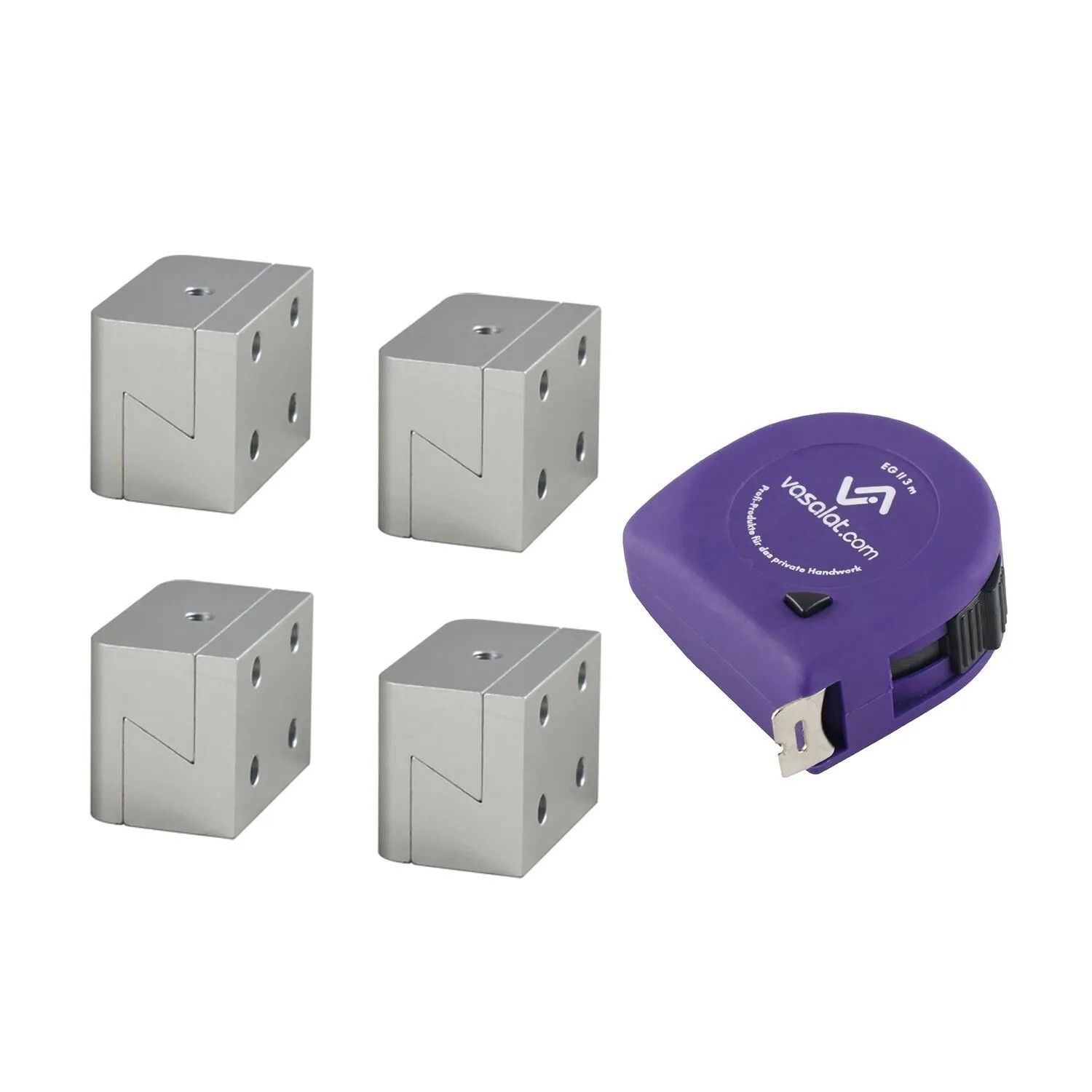 vasalat Set SVP Stufenverbinder Treppenverbinder mit Sicherungsschraube