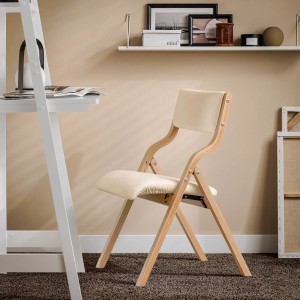 SoBuy Esszimmerstuhl Klappstuhl Küchenstuhl Polsterstuhl mit Lehne Beige FST40-W