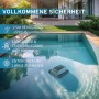 Zodiac OF4220 Iq Poolroboter im Einsatz, reinigt Pool. Grau, Filterung 480 cm².