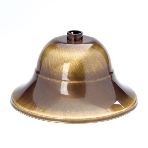 Orion Lightstyle Baldachin aus Messing, flämisch antik, Ø 110mm für Lampen & Leuchten.