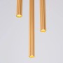 Goldene Sollux Lighting Pendelleuchte Arche 3P mit drei Lichtquellen. Moderne Lampe für Wohnzimmer, Esszimmer und Küche.