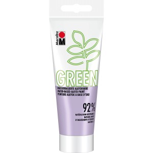 Tube Marabu Green Alkydfarbe, wasserbasiert, 100ml, Pastelllila.