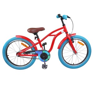 vidaXL Kinderfahrrad 20 Zoll für 6-11 Jahre Alt Rot 42009323