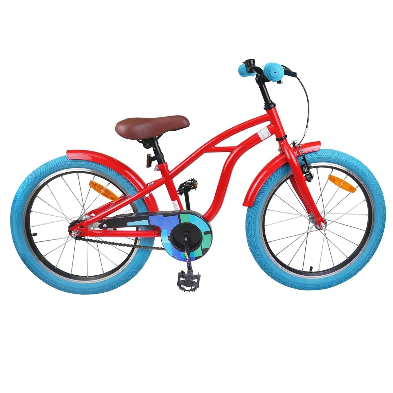 vidaXL Kinderfahrrad 20 Zoll für 6-11 Jahre Alt Rot 42009323