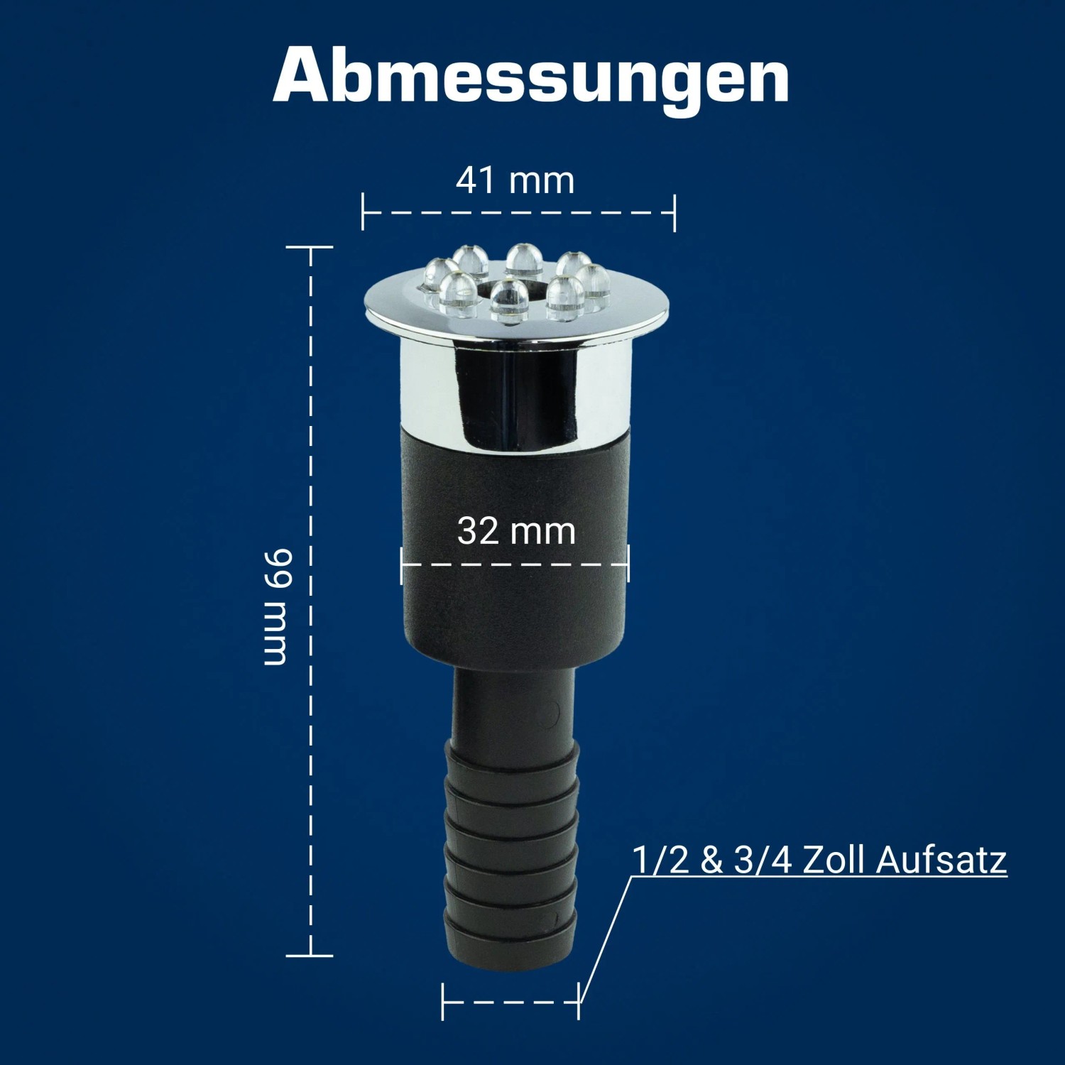 Kerry Electronics LED-Wasserspielleuchte Warmweiß 1/2 & 3/4 mit Wechsel-LED-Modul_7