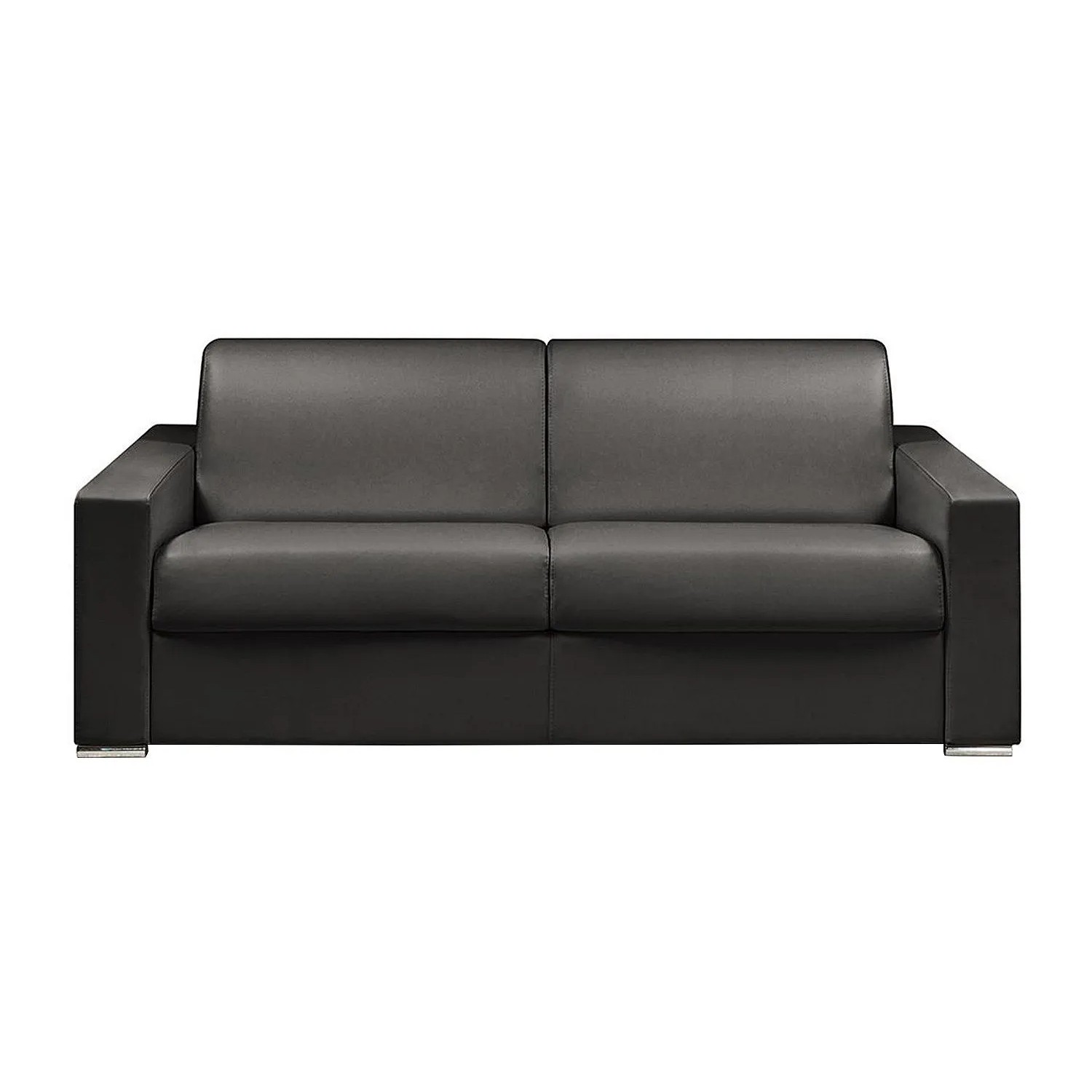 Vente-unique Schlafsofa Calito Schwarz 216 cm