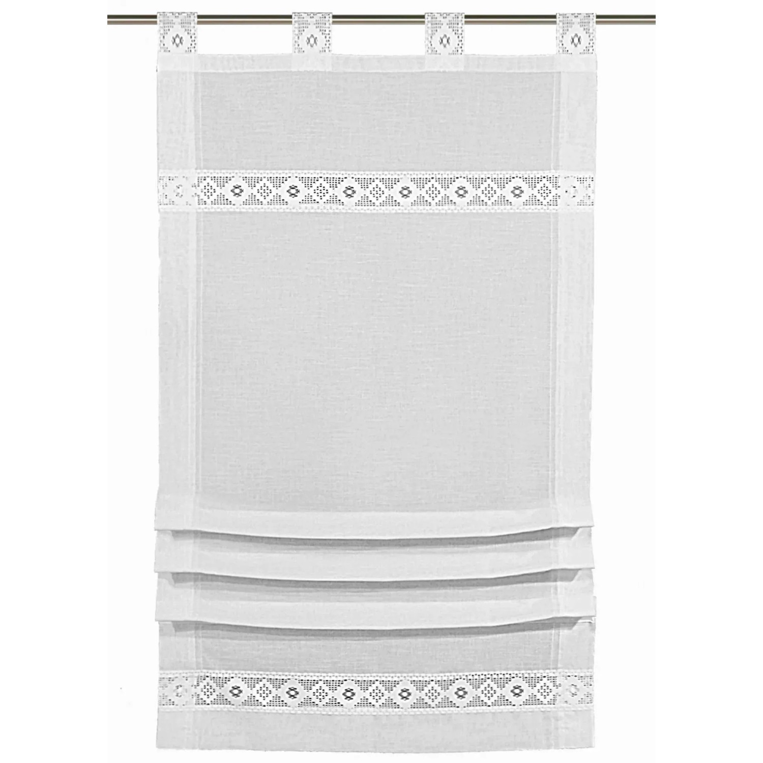 Kliprollo Amely Weiß 120 cm x 60 cm
