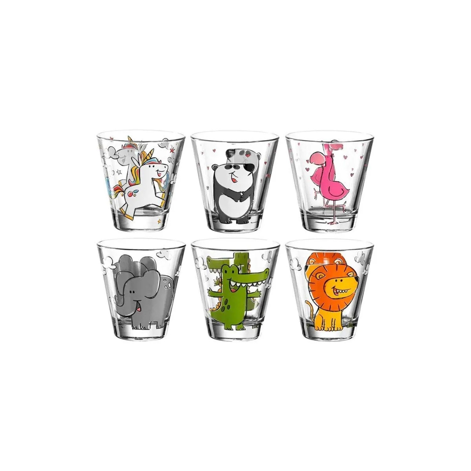 Leonardo Bambini Kinderbecher 215 ml 6er Set Sortiert