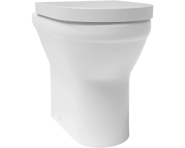 inkl. bei OBI erhöht Tiefspül Stand-WC Weiß Sitz Spülrandlos Verosan Cozy kaufen