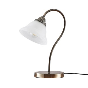 Lindby LED Tischlampe Mialina 9620341 in Bronze aus Glas 1-flammig E27 Wohnzimmerleuchte