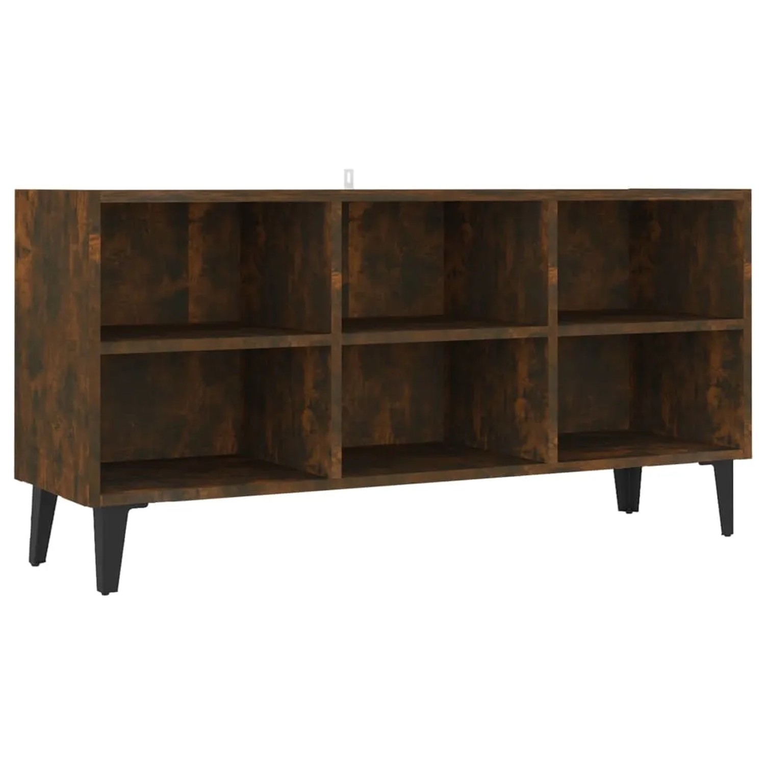vidaXL TV-Schrank mit Metallbeinen Räuchereiche 103,5x30x50 cm 813155