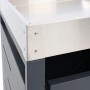 PROREGAL Mülltonnenbox 3er 110x175x62cm 80-240 Liter_3