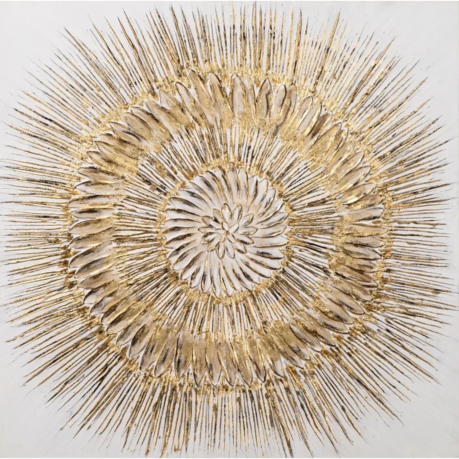 Art Universe Leinwandbild Mandala Goldzauber 100 x 100 cm