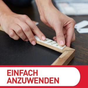 Command Bilder-Montage-Strips Medium Weiß 4 Paare