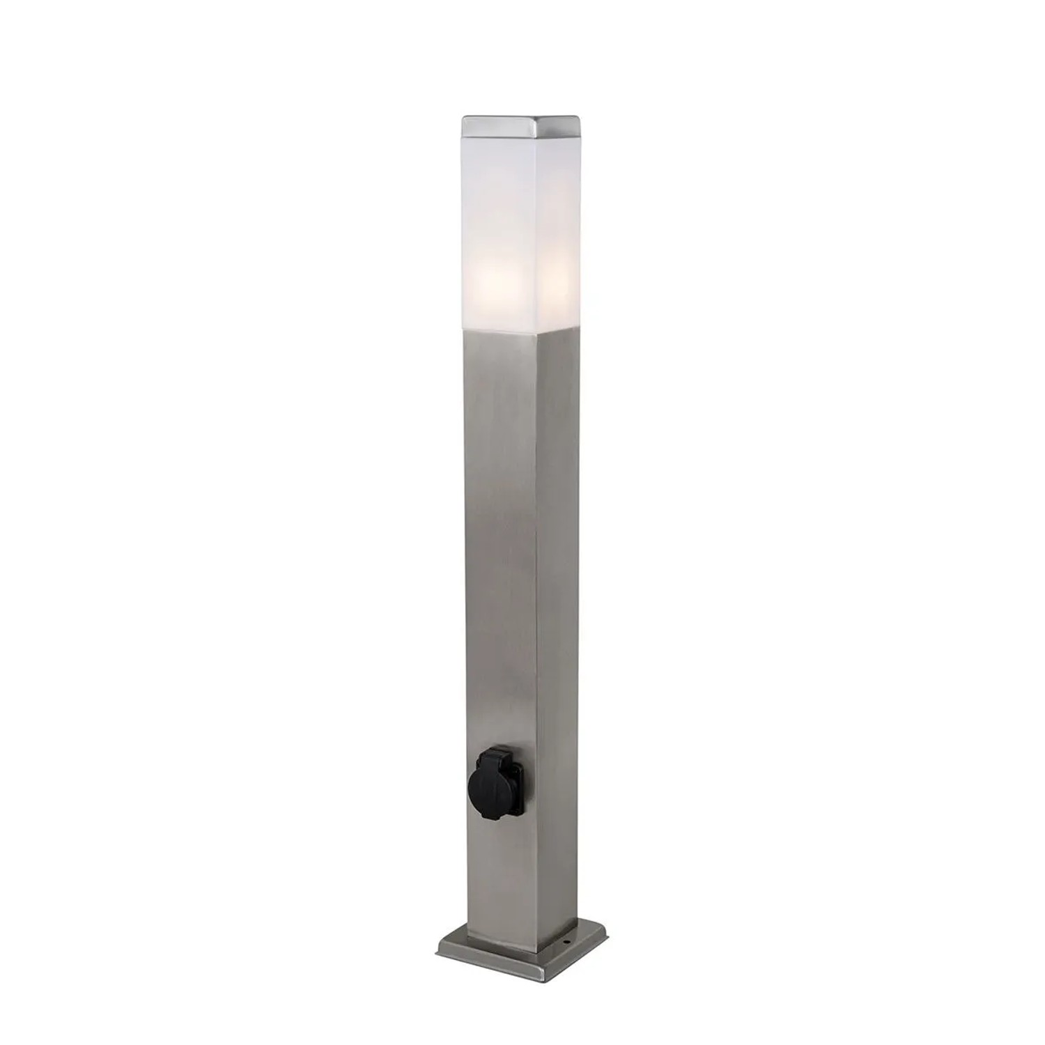 QAZQA Außenleuchte Stahl 80 cm mit Fassung IP44 Malios