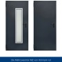 Hörmann Mehrzwecktür H8-5, anthrazitgrau, mit/ohne Lichtausschnitt. Stahltür für Keller und mehr.