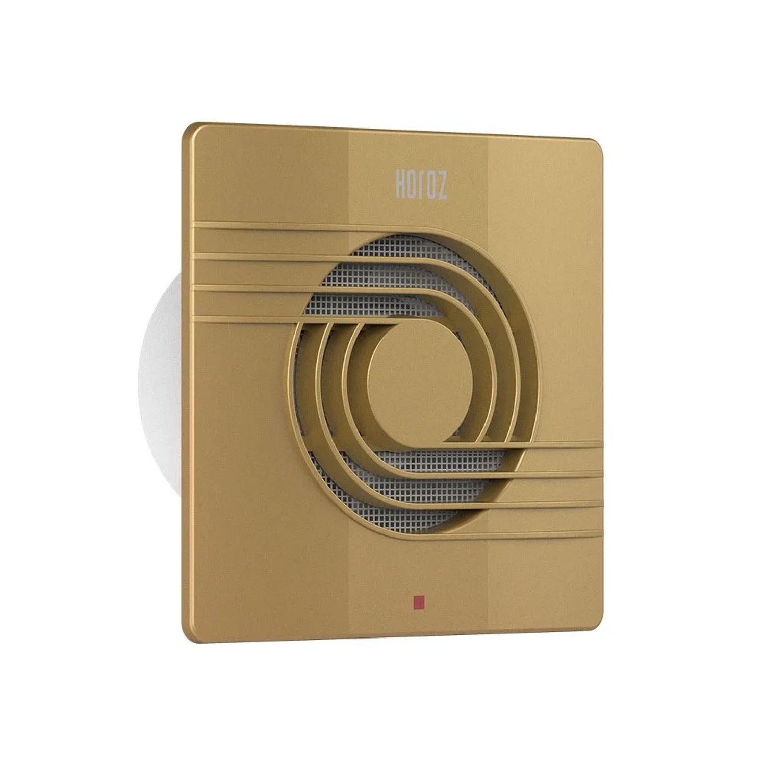 HOROZ Badlüfter 120 mm 15 W 120 m³/h 47 dB Gold Mit Filter Wandventilator Badventilator HELIX
