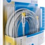 Schwaiger SAT-Anschlusskabel, 7,5 m, silber, 110 dB, für Audio & Video