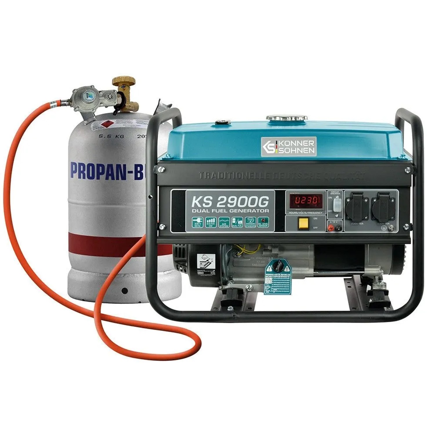 Könner & Söhnen LPG/Benzin-Generator KS 2900G