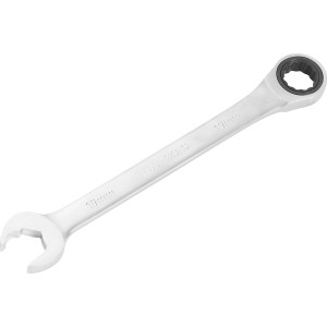 LUX Ratschenschlüssel 19 mm Comfort, Schlüssel mit Ratschenfunktion für komfortables Schrauben.