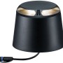 Paulmann Plug & Shine LED-Bodenleuchte, anthrazitfarben, warmweißes Licht für Außenbereiche.