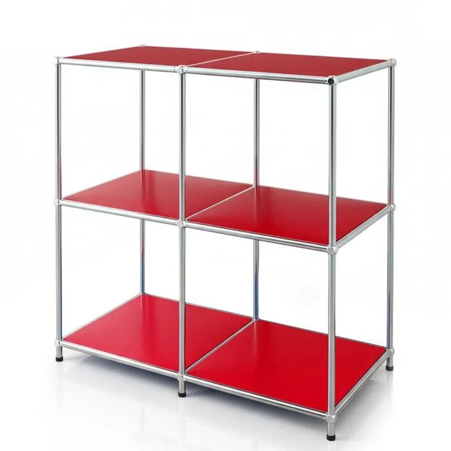 Floordirekt Metallregal Concept Epure MK-027 Sideboard 78 x 40 x 82 cm Rot