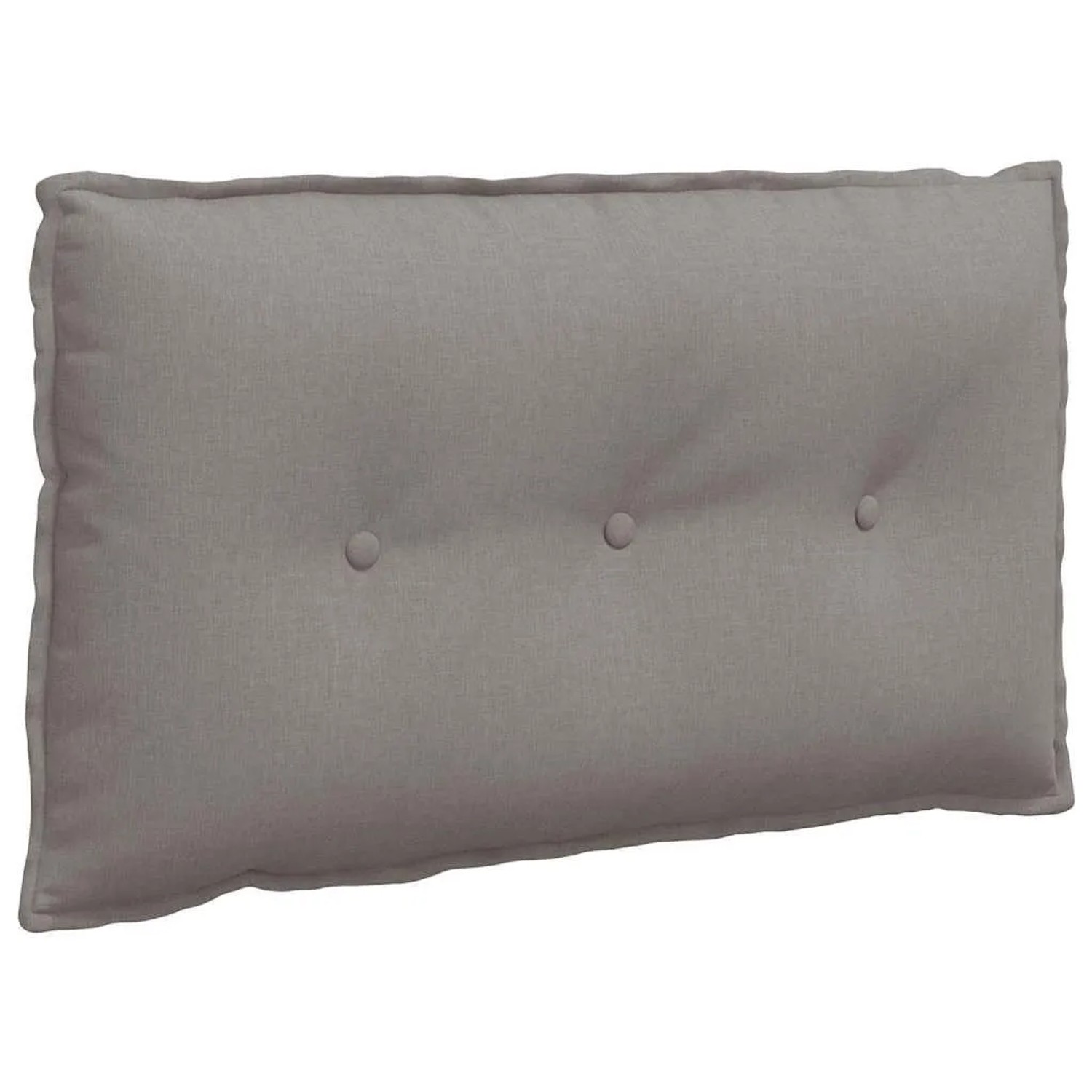 vidaXL Rückenkissen Taupe 80 x 19 x 50 cm Stoff 42014707