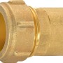 Messing Klemmring-Verschraubung, 22 mm x 24,1 mm (Rp 3/4) für Sanitär- und Heizungsinstallation.